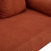 PAGED 3 Seater Upholstered Sofa Oversized Comfy Couch with 3 Plush Pillows, Rolled Armrests for Living Room, Home Office - 3 of 4