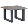 vidaXL Coffee Table with Live Edges Home Living Room Square Solid Wood Acacia - Gray 23.6" - 2 of 4