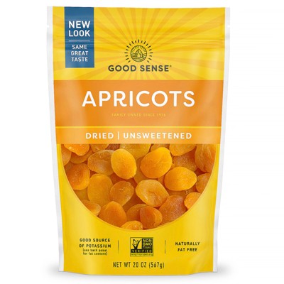 Good Sense Apricots, Dried & Unsweetened, 20 oz (567 g)