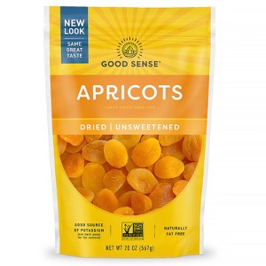 Good Sense Apricots, Dried & Unsweetened, 20 oz (567 g) - 1 of 2