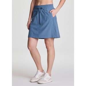 RBX Active Women's Long Length Active Skirt with Built In Shorts, Quick Drying Skort for Workouts, Sports and Travel - 1 of 4