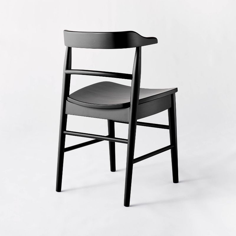 Kaysville Curved Back Wood Dining Chair Black (FA) - Threshold&#8482; designed with Studio McGee, 5 of 11