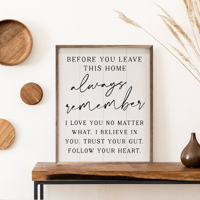 Kendrick Home Always Remember I Love You Wall Art