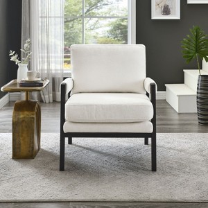 NicBex Accent Chair Modern Armchair Upholstered Living Room Chair Comfy Chair Lounge Chair with Wood Legs for Reading Room - 1 of 4