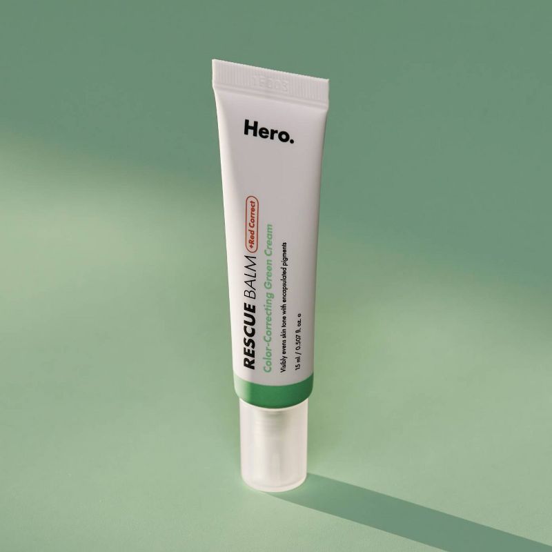 Hero Cosmetics Rescue Balm Green Tinted Balm - Red Correct - 15ml, 5 of 11