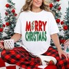 Simply Sage Market Red and Green Merry Christmas Garment Dyed Tee - 2 of 4