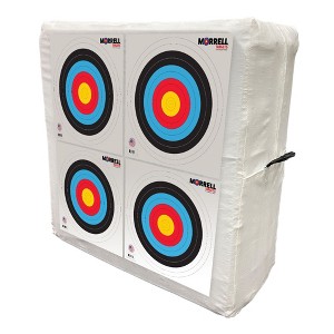 Morrell 40cm Bullseye Paper Face Shooting Targets, 16 x 16-Inch Sheets, for Indoor or Outdoor Ranges, Made with Wood-Free Printed Paper, 100 Count - 1 of 4