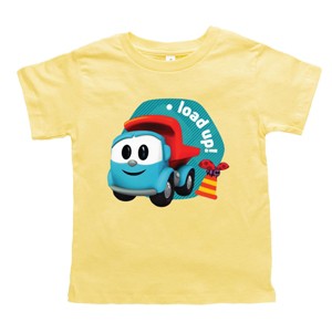 Leo the Truck Load Up! - Toddler Short Sleeve Graphic T-Shirt - 1 of 3