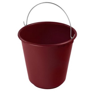 YBM HOME Plastic Pail with Handle 11.5 Quart (2.8 Gallon Bucket) - 1 of 1