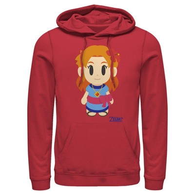 Men's Nintendo Legend of Zelda Link's Awakening Marin Avatar Pull Over Hoodie