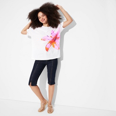 Women's Oversized Short Sleeve Graphic T-Shirt - Wild Fable™