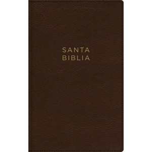 Nbla, Santa Biblia, Ultrafina, Letra Grande, Leathersoft, Café, Palabras de Jesús En Rojo - Large Print by  Nbla-Nueva Biblia de Las Américas & Vida - 1 of 1