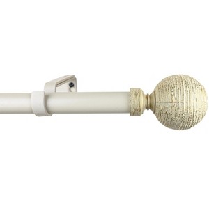 Urbanest 1-inch Diameter Favo Adjustable Single Drapery Curtain Rod - 1 of 4