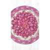 Earth Rugs Charming Boho Flower Coaster – Country Farmhouse 5"x5" Protector - 3 of 3