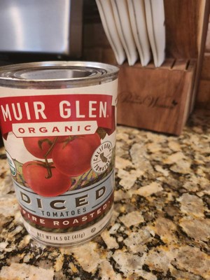 Muir Glen Organic Diced Tomatoes No Salt Added - 14.5oz : Target