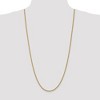 Black Bow Jewelry 2.5mm, 14k Yellow Gold, Handmade Solid Rope Chain Necklace - 2 of 4