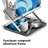 LunaLulinlk Aluminum Folding Dish Rack - 4 of 4