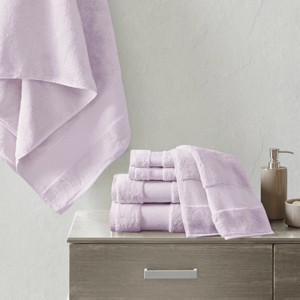Elegant Oversized Cotton Towels Set, Cozy Home Textile fits Lux Bathroom Decor - 1 of 4