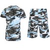 Galaxy By Harvic Men's Slim Fit  2-Piece Camo Short Sleeve Tee  And Shorts Set - 2 of 4