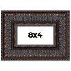 PosterPalooza | Panoramic 3.5" Wide Ornate Brown Frame - UV Acrylic, Foam Board Backing, Hanging Hardware - 2 of 4