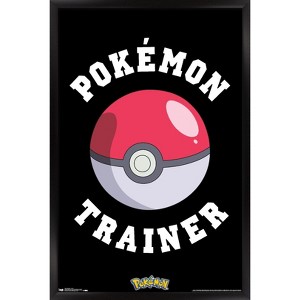 Trends International Pokémon - Trainer Framed Wall Poster Prints - 1 of 4
