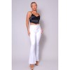 Slickblue Women's Ruched Scarf Front Cami Top, Spaghetti Straps, V Neck, Stretch Fabric, Black/Rust, Size S-L - 3 of 4
