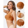 Allegra K Women's Wirefree Lightly Breathable Workout Comfort Sports Bras 2 Packs - 3 of 4
