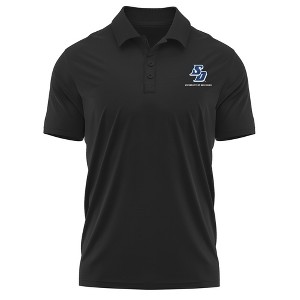 University of San Diego Adult Polo Left Chest Logo, Black - 1 of 4
