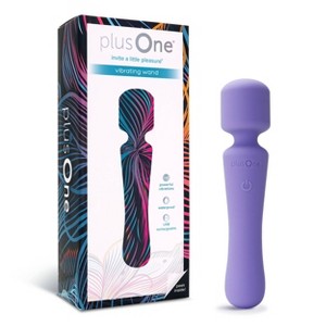 plusOne Rechargeable and Waterproof Wand Vibrator - 1 of 4