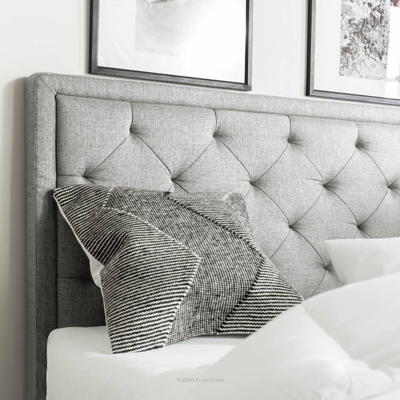 Upholstered Headboard with Diamond Tufting - Brookside Home, 4 of 9