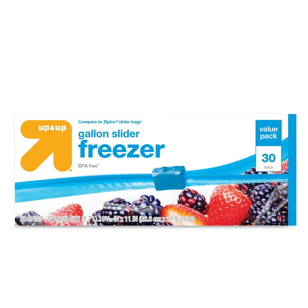 Slider Gallon Freezer Bags 30ct - Up&Up™