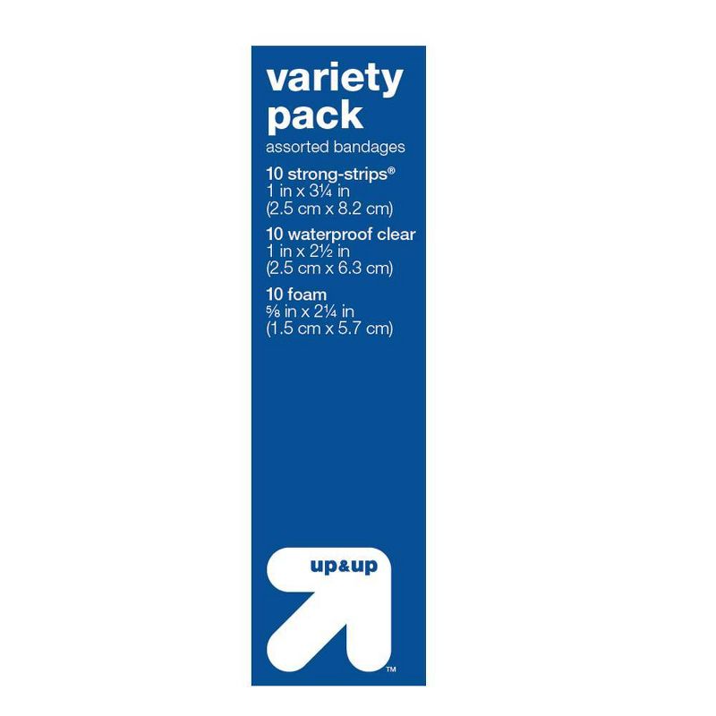 Variety Pack Bandages - 30ct - up &#38; up&#8482;, 5 of 8