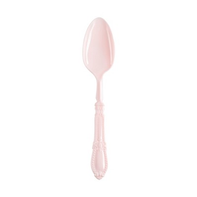 Smarty Had A Party Pink Baroque Plastic Dinner Spoons - 480 pcs