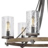 Generation Lighting Angelo 30" Wide Weathered Oak 6-Light Chandelier - 2 of 2