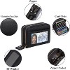 BEAFUP Women Leather Credit Card Holder Wallet,RFID Blocking Secure Card Case ID Case Organizer Zipper Wallet - 4 of 4