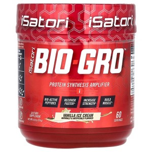 Isatori Bio-Gro, Protein Synthesis Amplifier, Vanilla Ice Cream, 4.02 oz (114 g) - 1 of 2