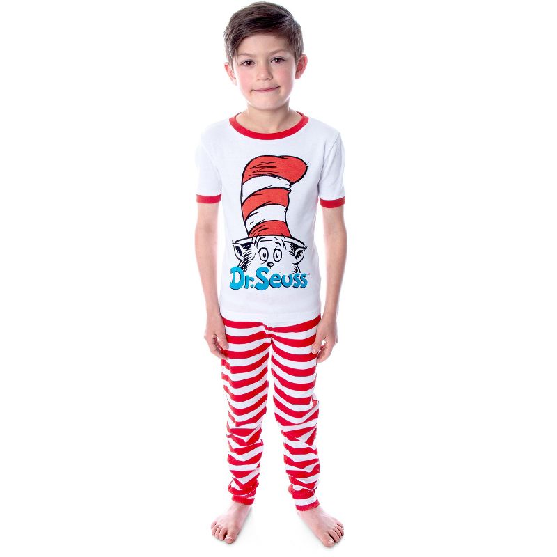 Dr. Seuss Cat In The Hat Mommy and Me Matching Outfit Family Pajama Set, 1 of 6