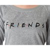 Friends TV Show Logo Juniors' Comfy Shirt And Pants Jogger Pajama Set Classic Friends Logo - 2 of 4