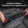 Itopfox Car Seat Gap Filler & Organizer with Phone Holder, Universal Fit for Cars SUVs Trucks, 2-Piece Set in Black - 2 of 4