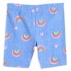 Disney Frozen Minnie Mouse Little Mermaid Elsa Princess Anna Peplum T-Shirt Shorts & Scrunchie 3 Pc Set Infant to Big Kid - 3 of 4