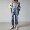 Women's Classic Denim Overalls – Relaxed Fit with Tapered Legs & Functional Pockets Cherie Code - 4 of 4