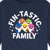 Boys' - Baby Shark - Fintastic Family Long Sleeve Graphic T-Shirt - 2 of 4