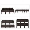 VisioGear 6PCS Raised Garden Bed Kit, Elevated Planter Boxes with Drainage Holes for Outdoor Flowers, Vegetables, Brown, 47.25"*37.5"*17.25" - 2 of 4
