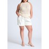 ELOQUII Women's Plus Size Crochet Knitted Tank - 4 of 4