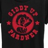 Women's - Instant Message - Giddy Up Pardner Short Sleeve Graphic T-Shirt - 2 of 4