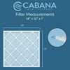 Cabana Air Filters 6 Pack Home HVAC Furnace Air Filters, Capture Unwanted Particles with Pleated Design, MERV 8, 14 x 14 x 1, White - 2 of 4