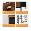 Dresser for Bedroom,10 Drawers Dresser & Chest of Drawers with Fabric Bins,Side Pockets and Steel Frame,Tall Dresser Storage Tower for Closet Hallway - 3 of 4