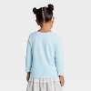 Toddler Girls' Hanukkah Long Sleeve Graphic T-Shirt - Cat & Jack™ Light Blue - 3 of 4