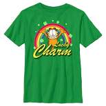 Boy's Garfield St. Patrick's Day Lucky Charm T-Shirt