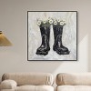 Art Remedy Rainboots and Daisies Chic Farmhouse Wall Art Framed - 2 of 4